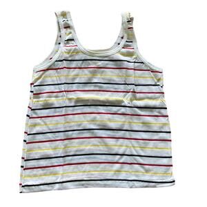 Vintage Sears Tank Top W/ Tags Stripped size L Brand New